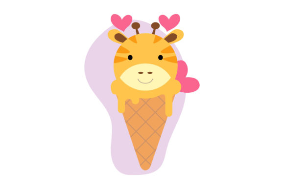 Animal Ice Cream Character Flat: A Designer’s Perspective