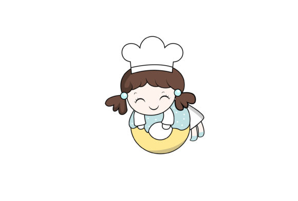 Cute and Beautiful Child Angel for Real Embroidery Projects