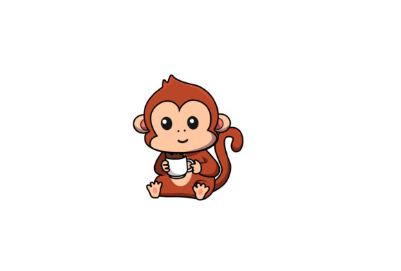 Cute Animal Monkey Character: A Versatile Embroidery Design for Real Projects
