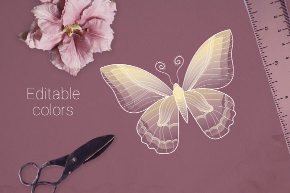 Elegant Butterfly Vector Drawing Review for Real Embroidery Projects
