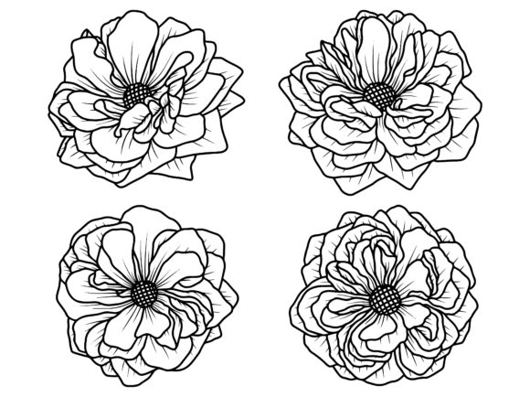 Rose Flower Line Art for Embroidery Projects: A Designer’s Perspective